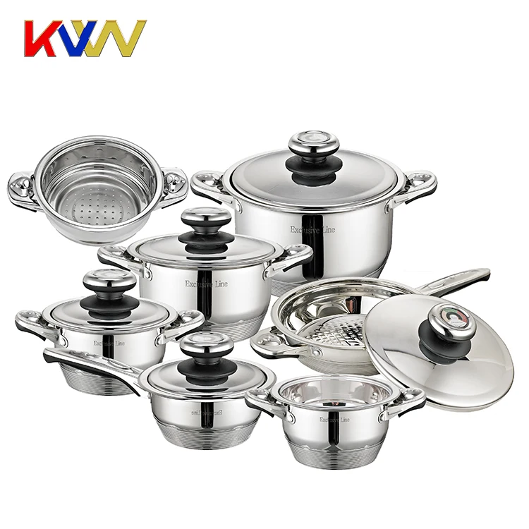 12pcs High Quality Elegant Germany Stainless Steel Cookware Set Buy 12pcs Stainless Steel