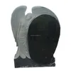 angel granite black tombstone design