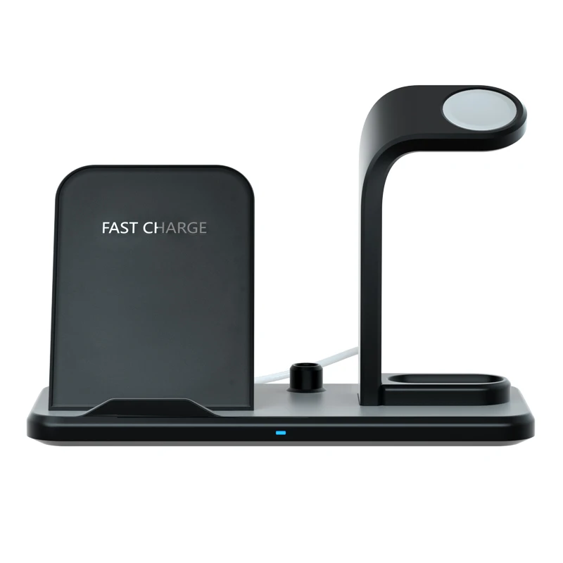 Detachable 10w 3 In 1 Qi Fast Wireless Phone Cordless Charger Dock