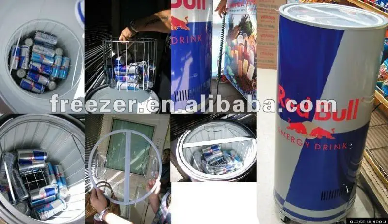 cylindric shape fridge