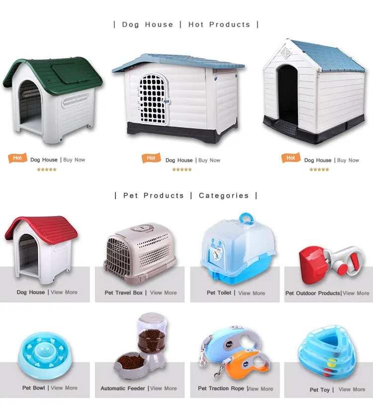 Non Toxic Or Odorless Cheap Pet Dog House Plastic Dog Cage For