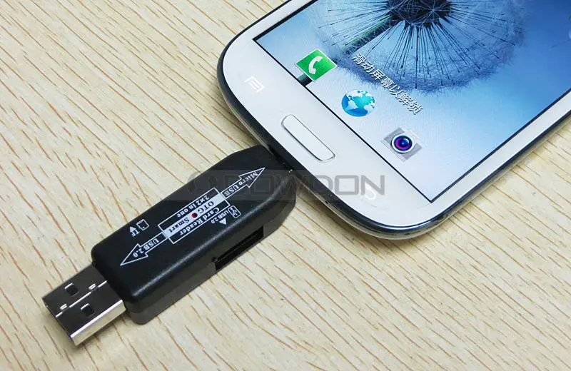2 in 1 Micro USB TF Card Reader Hub OTG Card Reader for Samsung S3 S4 S5 NOTE 2 NOTE 3 NOTE 4 - ANKUX.COM