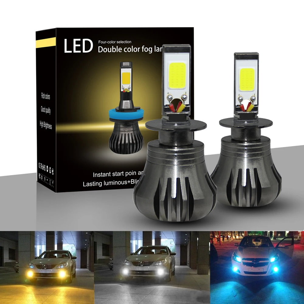 Auto Car Accessories Fog Light Led H3 40w 6000k White Car Fog Lights Led Car Fog Lamp For Toyota