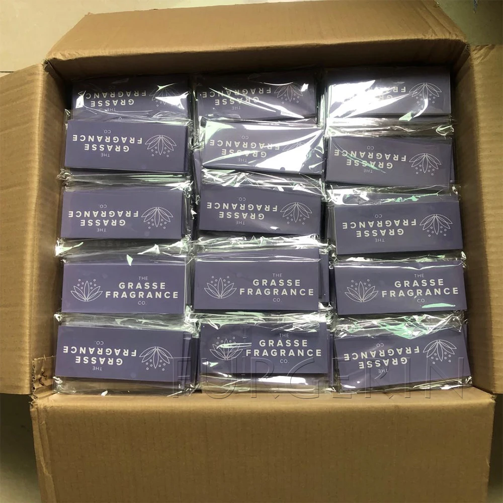 Customized Shape Design Perfumery Absorbed Tester Paper Fragrance