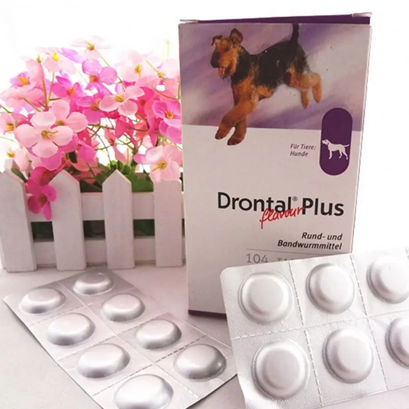 

Drontal Plus For Dog 104 Tablets (Tapeworm Dewormer for Dogs)