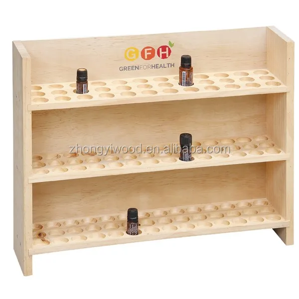Caja Organizadora De Madera Para Aceites Esenciales,3 Niveles,Madera