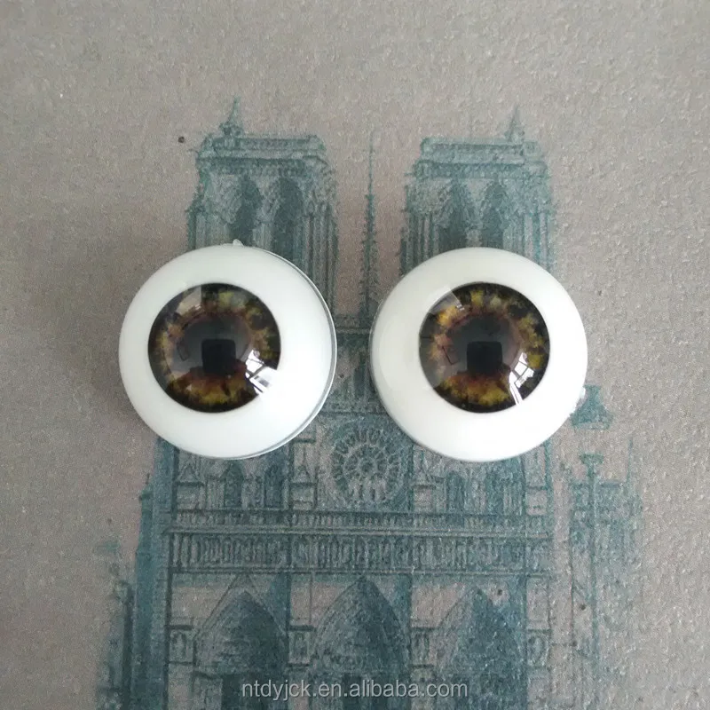 28mm Smaragdgrün Acryl Rund Puppen Augen