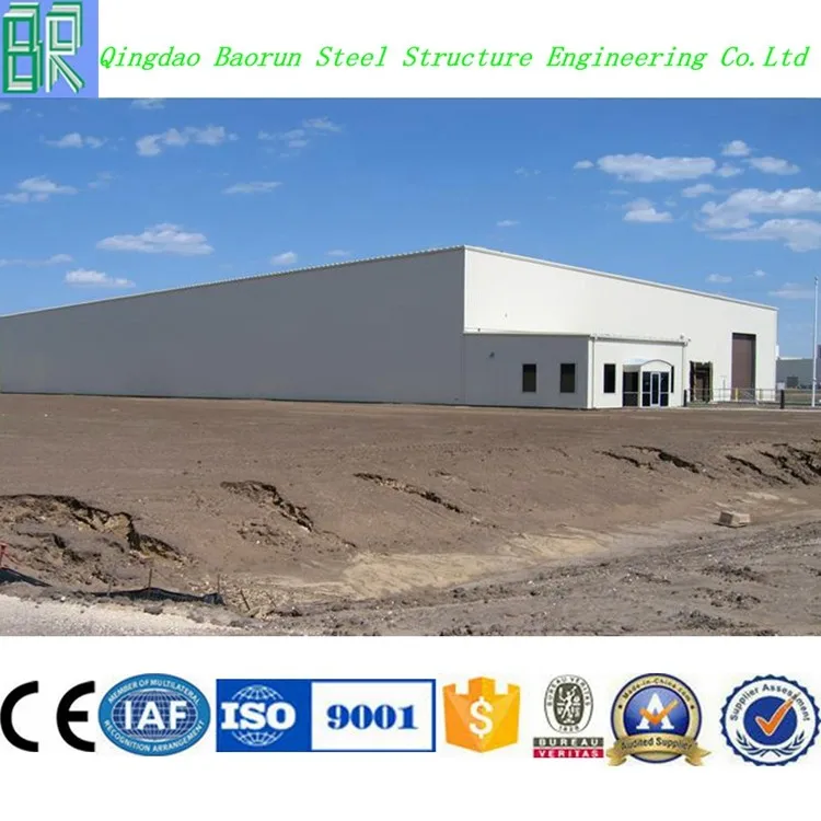 Light prefab factory steel structure drawing