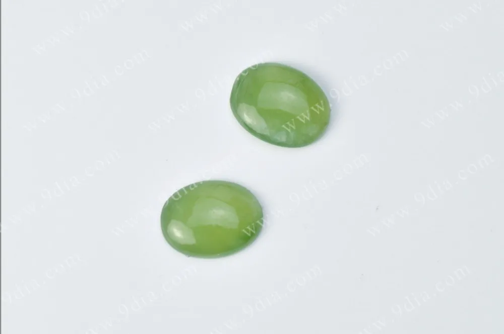 Wholesale Natural Oval Jasper Beads Green Jasper Stone