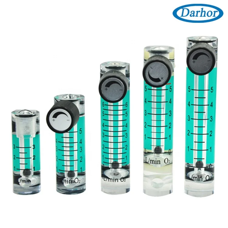 Dfg6to2 Cheap15lpm Floating Ball Flow Meter Medical Oxygen Flow Meter Hospital O2 Flowmeter