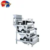 High grading dry mineral ore magnetic roller and drum separator