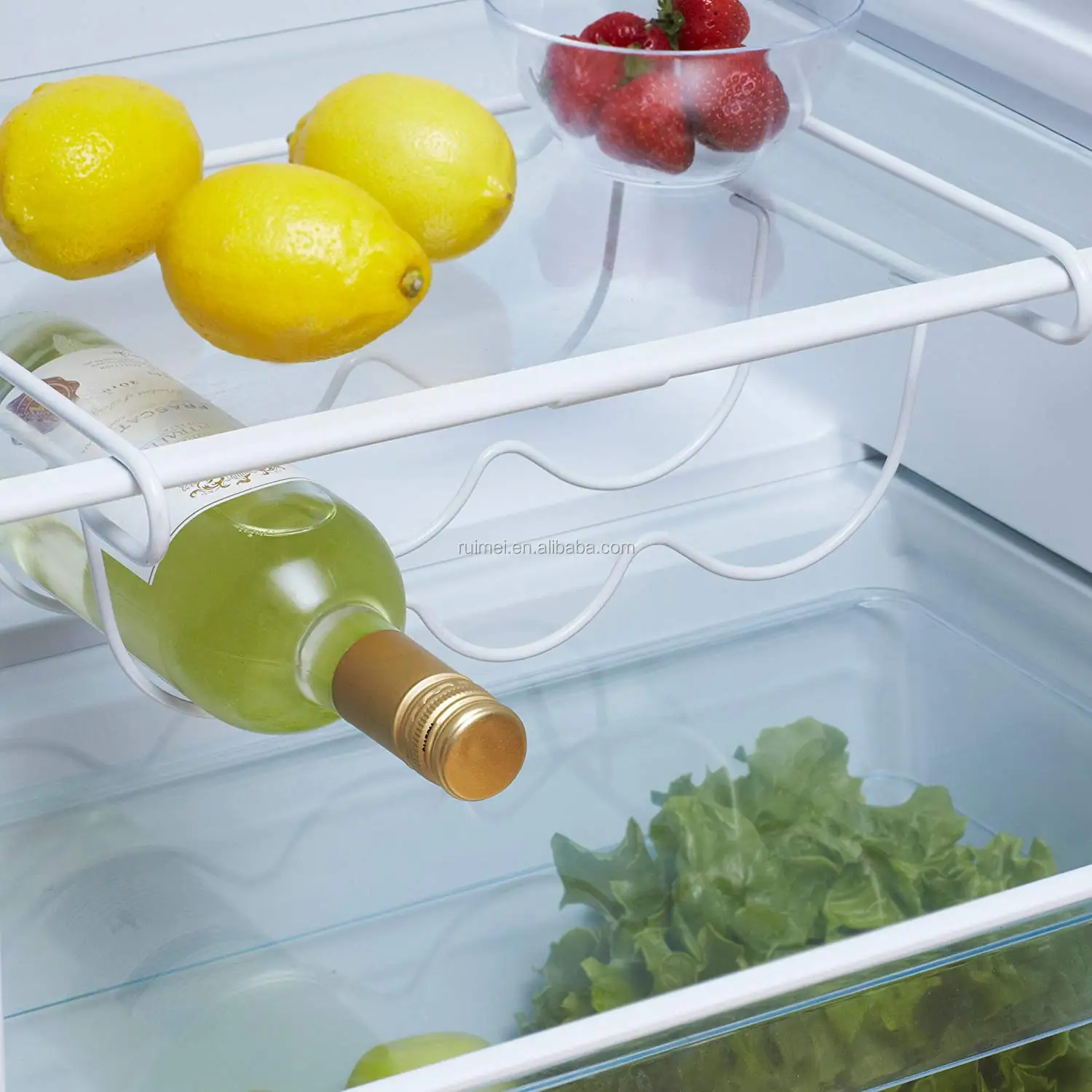 KgaSupplies Smeg FRIDGE FREEZER UNDER SHELF BOTTLE & WINE RACK HOLDER