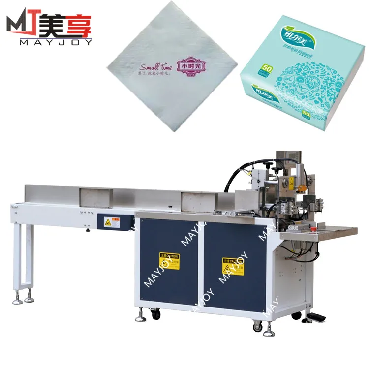 Simple Operating Semiautomatic Napkin Paper Packing Machine Price