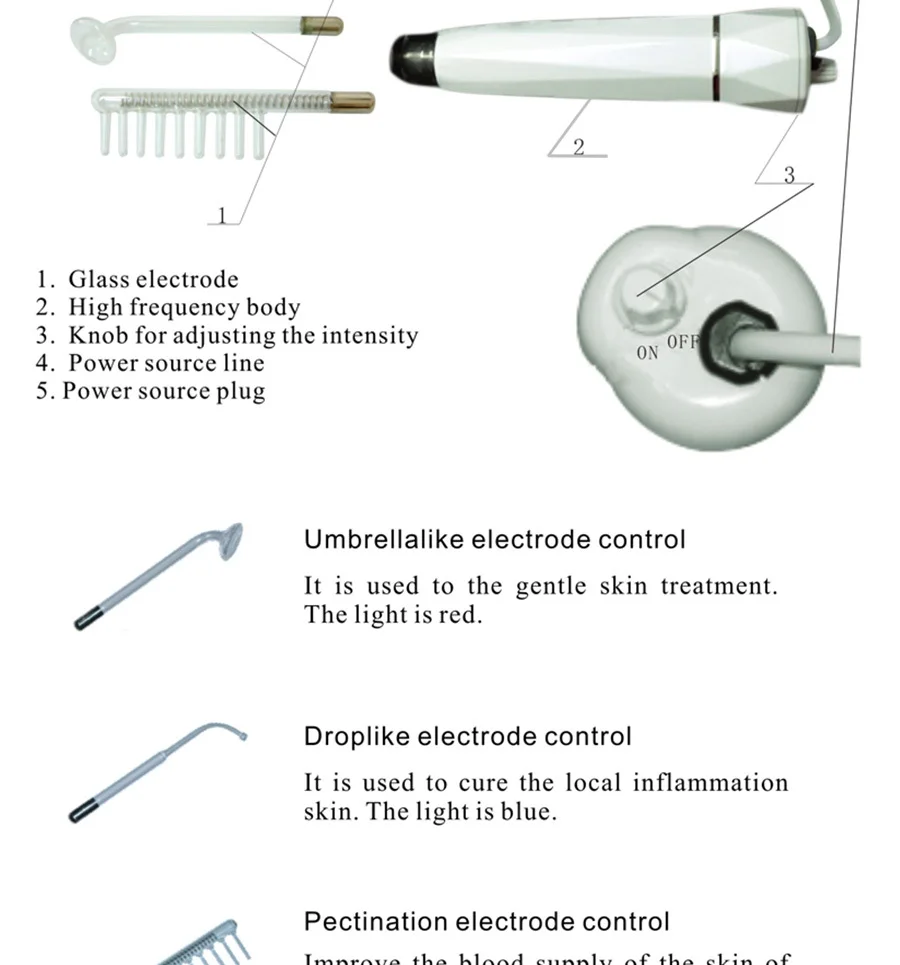 Ba8000 Portable Hair Growth Electric Scalp Stimulator With High