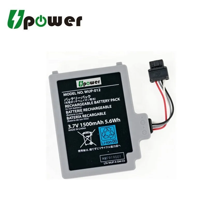 3.7v 1500mah Game Console Battery Wup012 For Nintendo Wii U Wii U