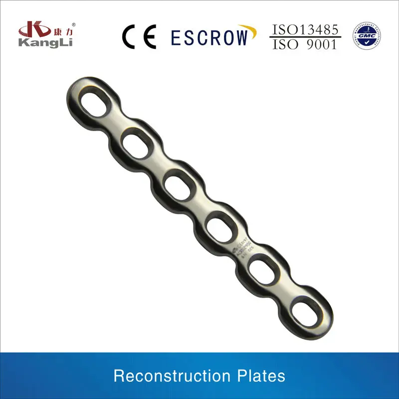 Orthopedic Plates and Screws for Bone Fracture Surgery