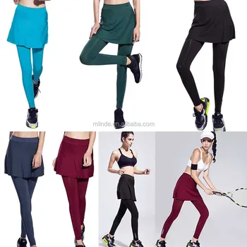 skirted workout leggings