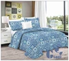 polyester thermal transfer bedspread and comforter set
