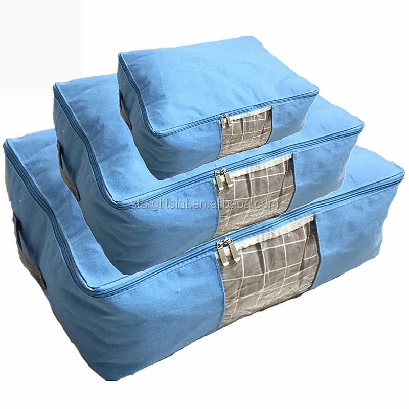 Wholesale Extra Large Practical Pillow Duvets Portable Zippered Moving Home Storage Bag Buy
