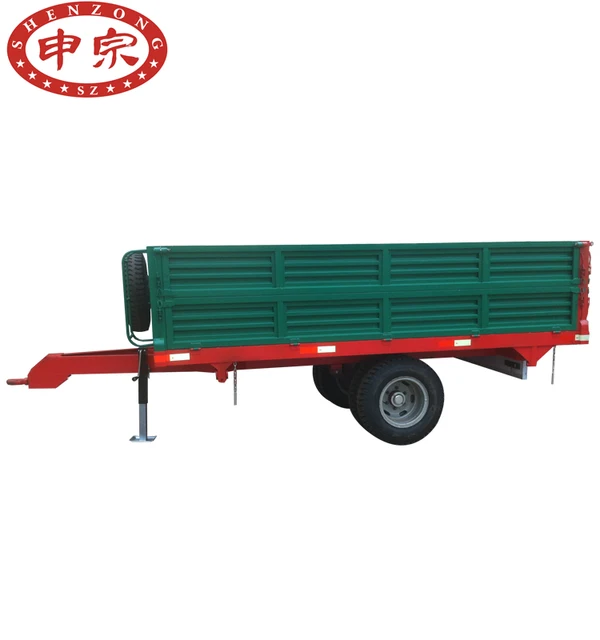 5 Ton Tractor Trolley Turntable Farm Trailer With Two Axles 5 Ton Tractor Trolley Turntable Farm Trailer With Two Axles