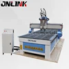Jinan cheap 1540 cnc milling machine / router cnc for wood acrylic stone metal with two heads/1325 cnc router