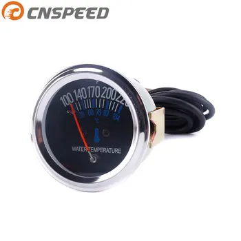 Cnsd Black Face Car Meter 52mm 12v Dc Electrical Mechanical Cnsd Black Face Car Meter 52mm 12v Dc Electrical Mechanical Water Temp Temperature Gauge