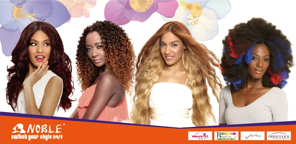 Noble Gold Synthetic Hair Popular Loose Deep Wave High Temperature