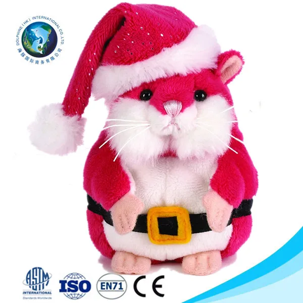 plush christmas cat