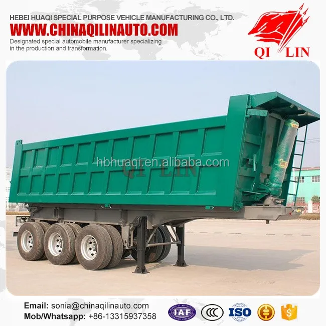 China CCC/ISO9001 2008 heavy load truck 40-50 ton dump semi trailer wholesale