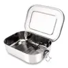 304 FDA Rectangular Stainless Steel Bento Lunch Box for Kids Food Container , Stainless Steel Lunch Box