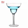 9OZ leadfree clear stem margarita glass for bar party