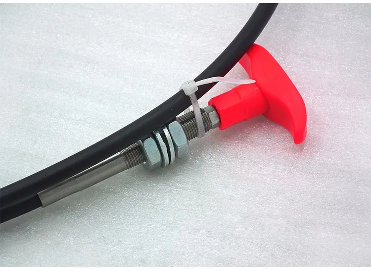T Handle Universal Push Pull Pto Choke Cable Conduit Any Length Tractor