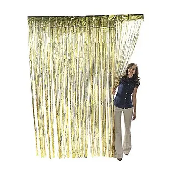 metallic gold foil fringe door curtains for partychristmas home decoration - Foil Christmas Door Decorations metallic gold foil fringe door curtains for partychristmas home decoration - Foil Christmas Door Decorations