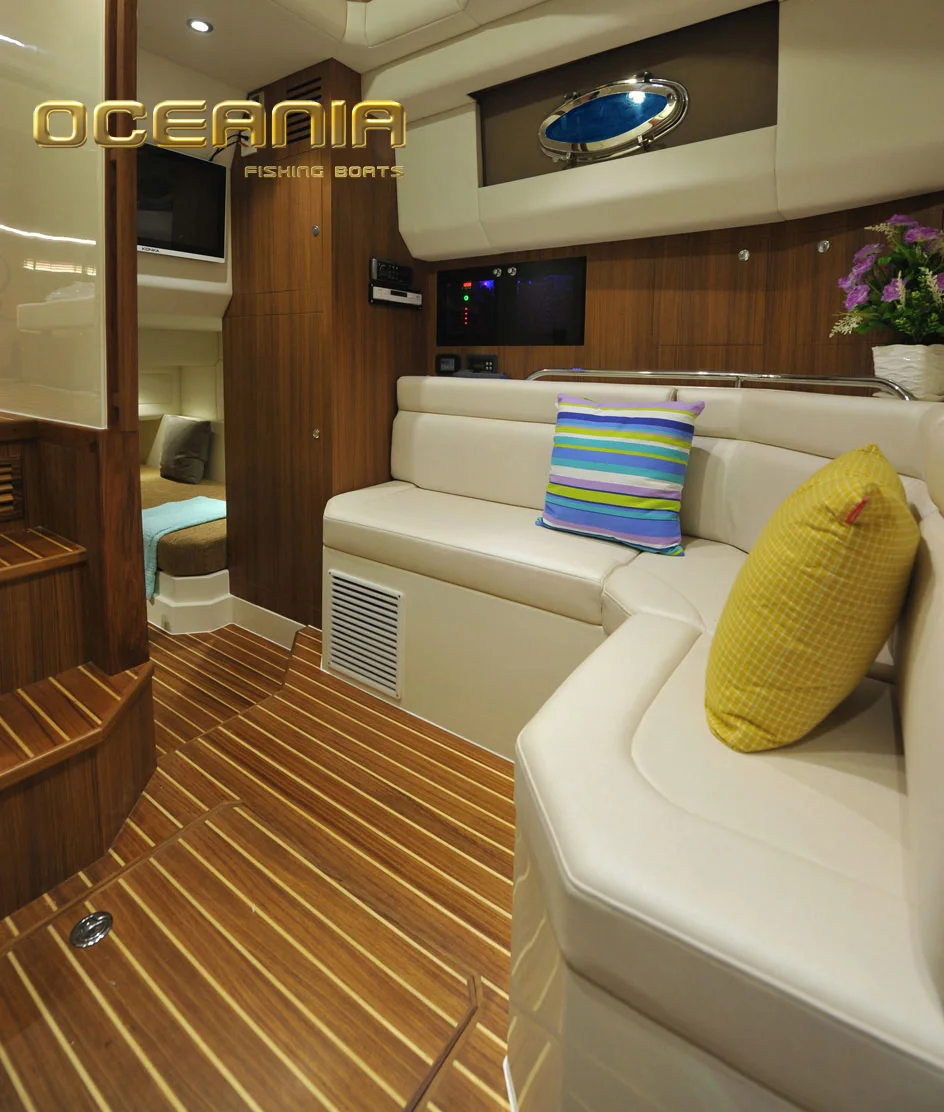 Oceania 45wa Luxury Leisure Sport Cabin Fiberglass Boat Made In China View Sport Fishing Cabin Boat Oceania Product Details From Foshan Delta Bay