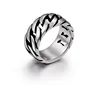 Silver Special High Polish Engraving Two-row Tire Shape Rings for Engagement In Stock women Men ring