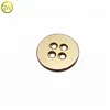 Fashion custom sewing 4 hole button T-shirt metal logo button for apparel