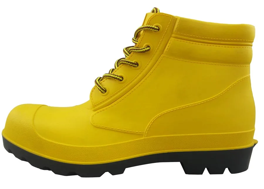 xymbolic men's high ankle boot shoes with pvc sole