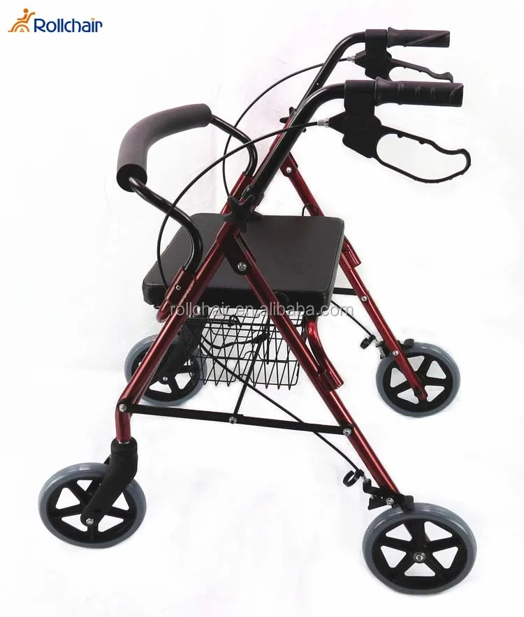 High Quality Adjustable Forearm Old People Orthopedic Walker Rollator