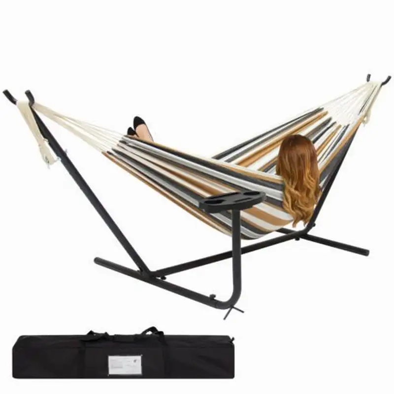 Hot Selling Outdoor Camping Hanging Bed Double Hammock With Stand Buy Double Hammock With