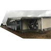 Low cost steel poultry control shed construction