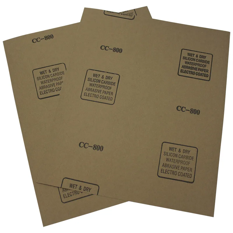 Factory Price P60p2500 Sand Paper Waterproof 230x280mm Silicon Carbide