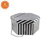 Custom cheap large paper hexagon western stackable huge hat box