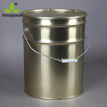 Download 20l Colored Paint Tin Pail 5 Gallon Metal Bucket With Lid ...