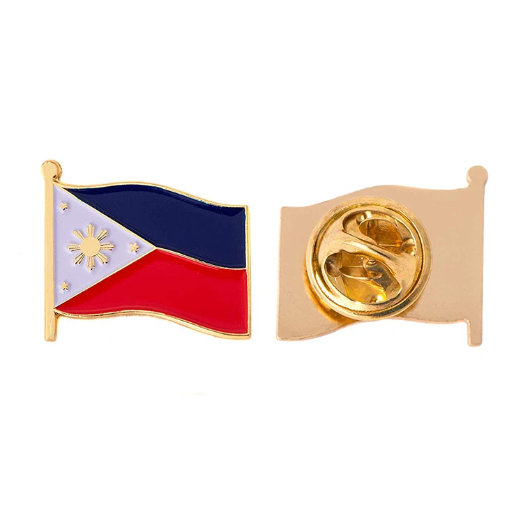 Philippines Flag Friendship Lapel Pins, World Flag Friendship Lapel Pin