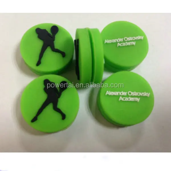 YuanHolumid Green Tennis Vibration Dampeners For Players Tennis Racket Damper For Racquetball Silicone Strings Dampers Anti-Vibration Shock Absorber