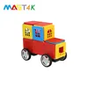 MAGT4K 100Pcs Magnet Stacking Toys Childrens' Day Gift for Boys Girls Magnetic Tiles Building Toys Set