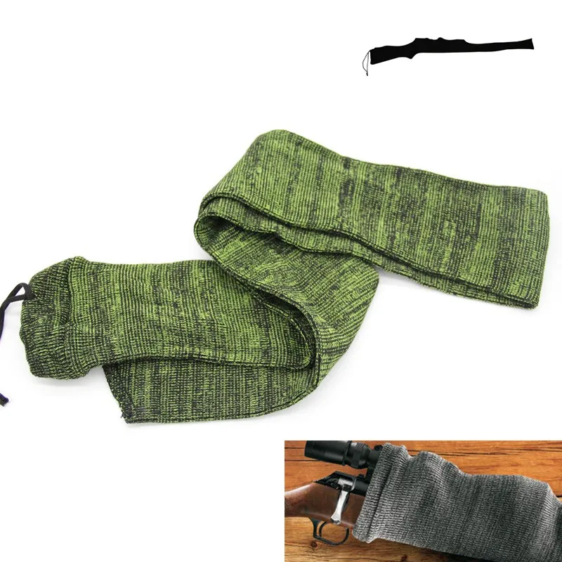 10pcs Green Gun Sock Silicone Treated 54" Storage Sleeve Cover Hunting Holster 