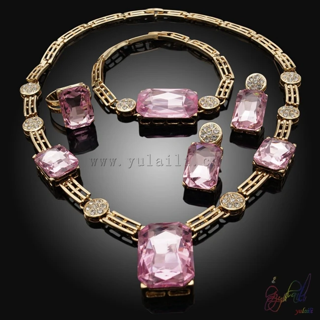 Wholesale Alibaba Artificial Jewellery Sets Indian Cubic Zirconia Jewelry Necklace Set Buy
