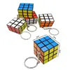 Factory price Key Chain ABS plastic Magic Cube with Custom Logo