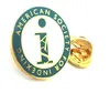 High Quality Gold Plating enamel lapel pin badge hard enamel pin custom